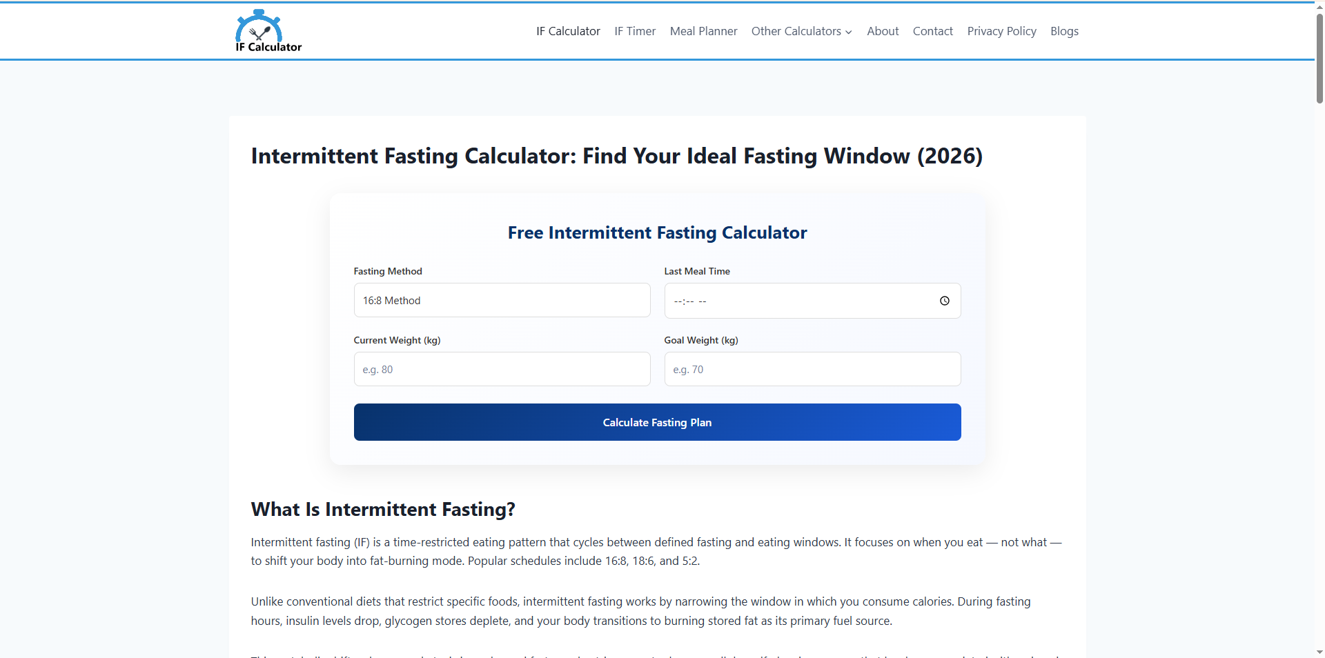ifastingcalculator.com/