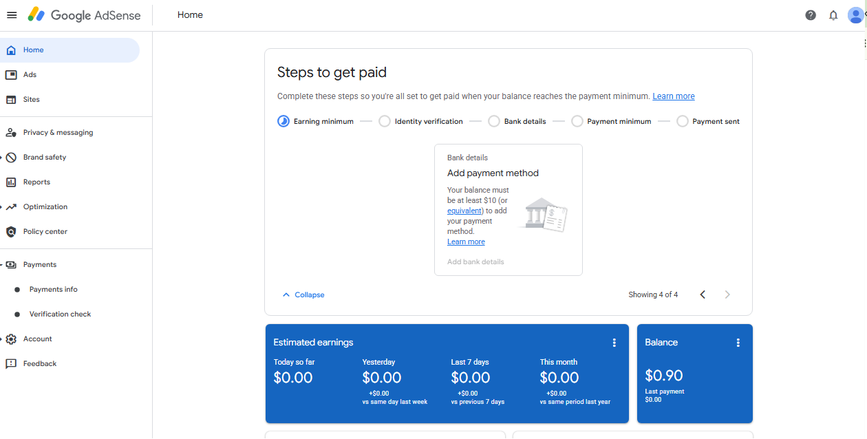 Australia Google AdSense Green Tick Profile